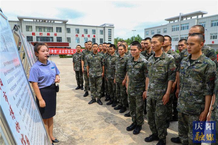 【攝影報道】慶陽市博物館開展“弘揚傳統(tǒng) 文化擁軍”慰問活動