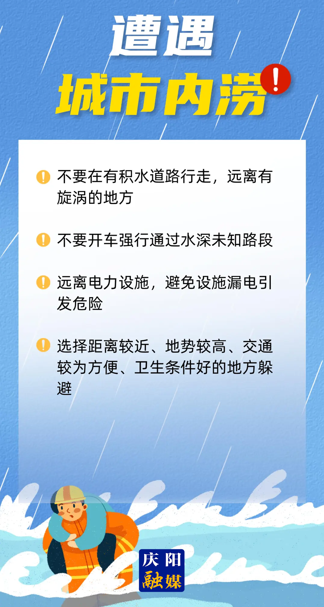 【微海報】這些防汛知識趕緊get！