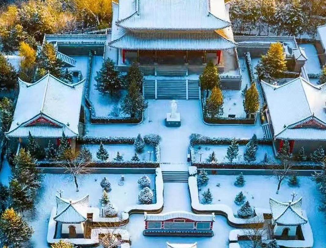 【大美慶陽】雪后范公祠